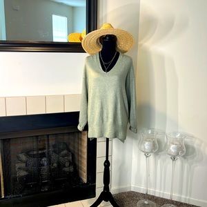 Super soft lite weight sage green sweater